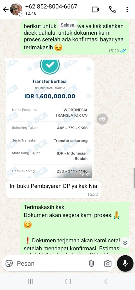 Bukti Transfer 6