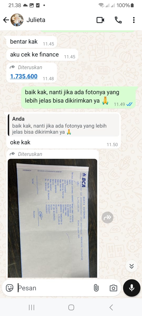 Bukti Transfer 4